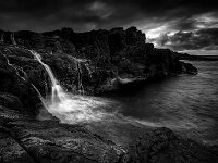 Dunseverick.  Commended Advanced Mono Print by Arnie McAllister