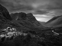 Moody Glencoe  Advanced Mono Print by Arnie McAllister