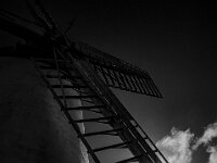Ballycopeland Windmill  Mono Print by Brian Garner : Ballycopeland Windmill
